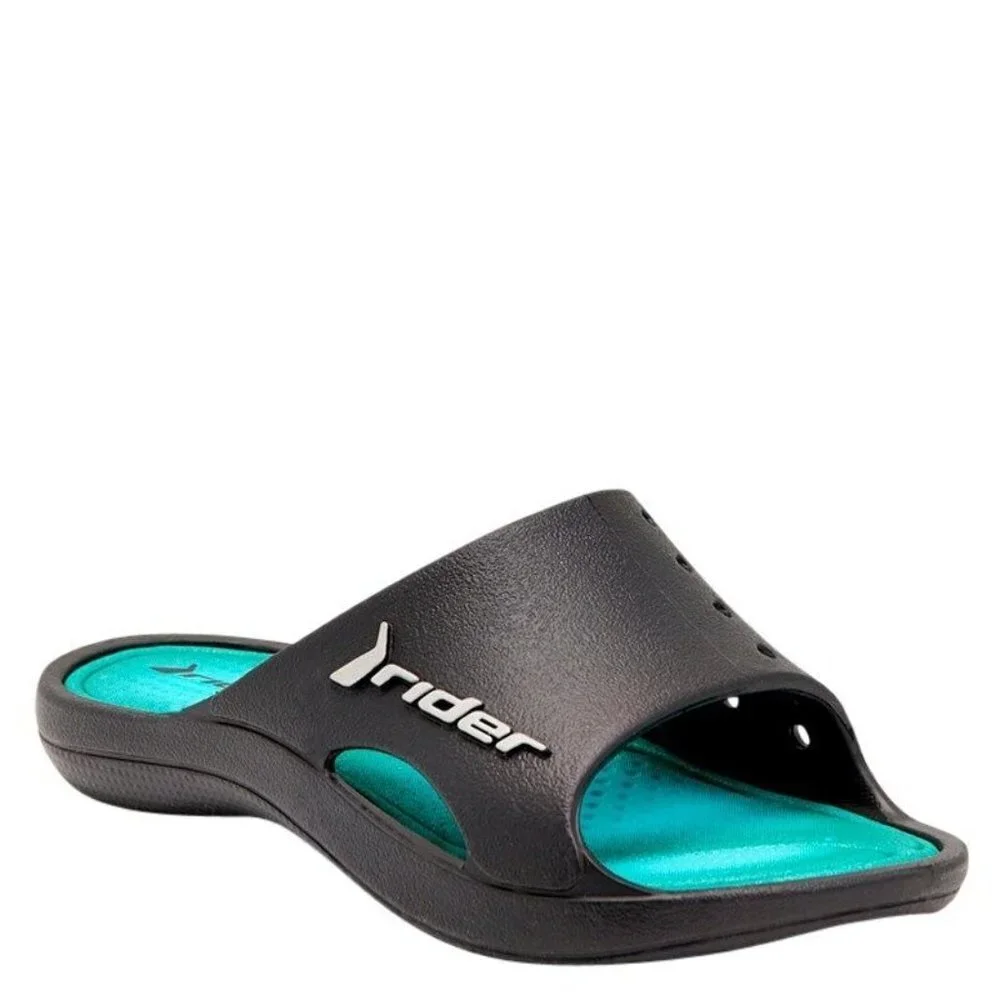 Rider Boys' Bay V Kids-K Sandal Black/Green Size 12 Medium New